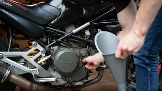 Ducati Monster Oil Change