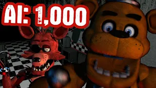 Testing AI Level 1,000 In Ultimate Custom Night!