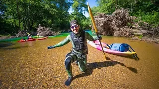 Searching For Treasure BELOW Dangerous RAPIDS!!! (7 miles)| Jiggin' With Jordan