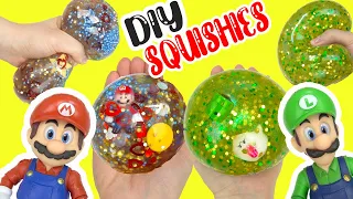 The Super Mario Bros Movie How to Make DIY Squishies with Squishy Maker with Luigi