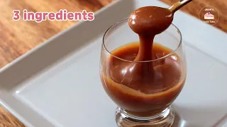 3-Ingredient, Easy Caramel Sauce