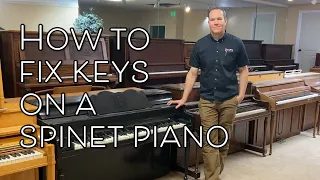 How to Fix Broken Keys on a Spinet Piano