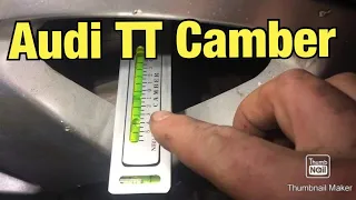 15) Adjusting the TT camber