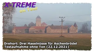 Drei Haselnüsse für Aschenbrödel ✰ Die Burg in Tschechien ✰ Testaufnahme ohne Ton in 4K