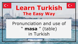 Pronunciation of Masa (Table) In Turkish