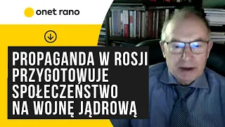 Ławrow ocenia ryzyko konfliktu atomowego. Prof. Iwanow: dla rosyjskiej propagandy to normalność