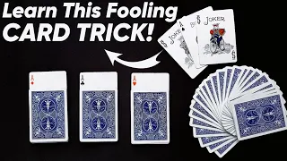 INSANE 4 ACES REVEAL CARD TRICK | Fool Anyone With This Easy Stop Card Trick