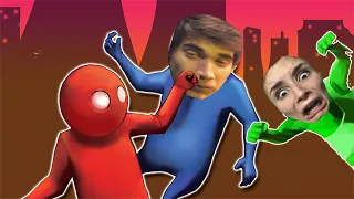 UN EXTRAÑO NOS DA UNA PALIZA EN GANG BEASTS | Melina