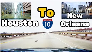 Houston , TX  To  New Orleans , LA , I-10 , interstate 10 , USA