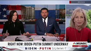 MSNBC 'MSNBC Reports' Biden-Putin Summit open and minicut