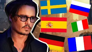 JOHNNY DEPP SPEAKING DIFFERENT LANGUAGES