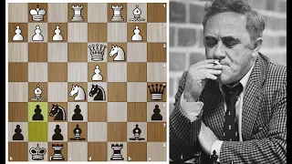 Гроза чемпионов-Ефим Геллер в острейшей схватке побеждает Спасского! Шахматы.