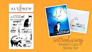 Altenew Stamps Intro - Modern Cats