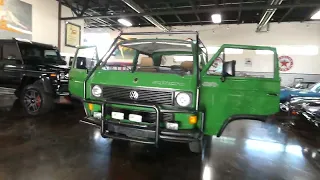 1990 VW Transporter Syncro Double Cab at the Sun Valley Auto Club