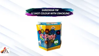 12 Shot Multicolour -Shreeman Fw#testing #crackers #fireworks #diwali | Agni Crackers #sivakasi.