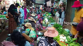 Cambodia || Steung Market || Tboung Khmum Province