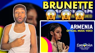 American Reacts To Brunette - Future Lover | Armenia 🇦🇲 | Official Music Video | Eurovision 2023