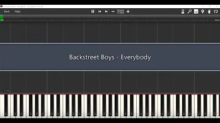 Backstreet Boys - Everybody | Piano Tutorial (Synthesia)