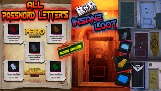 All Password Letter's for Metro Royale Secret Doors| PUBG MOBILE| Season 16