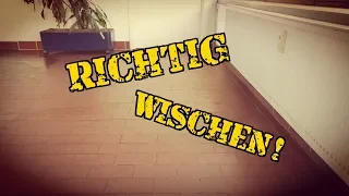 Boden wischen wie ein Profi