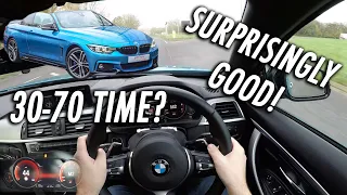 2017 BMW 430i DRIVING POV/REVIEW // THE 4 SERIES HOT HATCH!