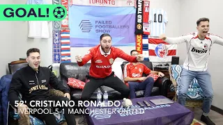 MANCHESTER UNITED LIVERPOOL REACTION VIDEO | MOHAMED SALAH HAT TRICK | RONALDO & UNITED IN THE MUD