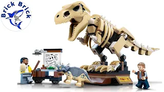 LEGO Jurassic World 76940 T. rex Dinosaur Fossil Exhibition - Speed Build Review