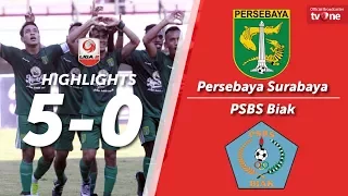 Persebaya Surabaya vs PSBS Biak: 5-0 All Goals & Highlights