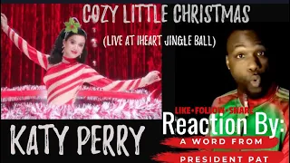 Katy Perry - Cozy Little Christmas (Live at iHeart Jingle Ball) - REACTION VIDEO