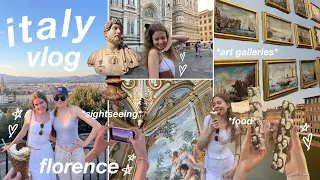 4 days in FLORENCE, italy! travel vlog + things to do | museums, food, shopping, sightseeing & more!