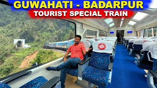 Special train Journey Exploring scenic north east 😍😍 Guwahati to Badarpur tourist vista dome train