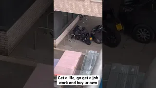 Motorbike thieves caught in action