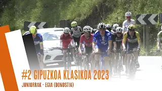 2. ETAPA GIPUZKOA KLASIKOA 2023 | EGIA | UCI JUNIOR MEN