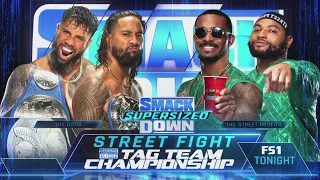 The Usos vs The Street Profits (Smack Down Tag Team Championship Street Fight - Full Match Part 2/2)