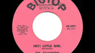 1961 HITS ARCHIVE: Hey! Little Girl - Del Shannon (overdubbed 45 single version)