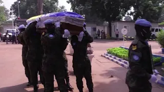 Ceremony honors U.N. peacekeepers killed in CAR