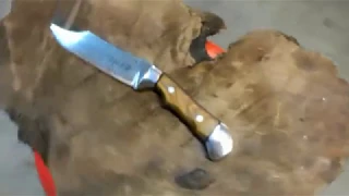 Forging a Damascus knife part 9.. The finished blade!