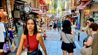Istanbul Fake Market Walking Tour in Kadikoy Bazaar 2023 4K