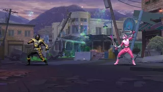 Power Rangers: Legacy Wars Time Force Pink Ranger vs Dino Thunder Black Ranger(Time Force Opening)