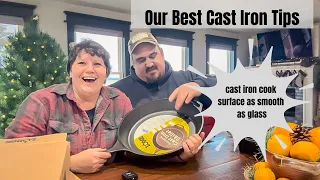 Best Cast Iron Tips!  Refinishing your Modern Cast Iron to Make it Work Like Vintage!