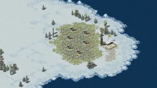 Yuri's Revenge Red Alert 2 The Frozen Ground Version of Zoom 3000 Map Extra Hard AI