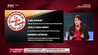 "La France d’après: le programme des Grandes Gueules": la proposition d'Elina Dumont