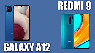 Samsung Galaxy A12 vs Xiaomi Redmi 9. Битва топовых бюджетников 2021. Сравнение, обзор функций.