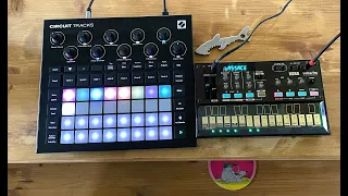 New set up: Novation circuit tracks & volca FM2 - wednesday electrifying jam