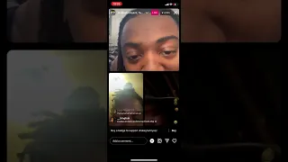 Shakeyfunny azz gets into a heated argument with famous Richard ig live 😳