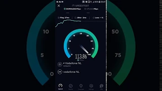 Vodafone Netherlands 4G+ LTE-A Speed Test
