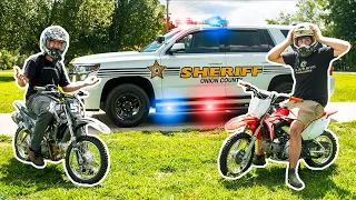 Angry Neighbor Calls COPS on DIRT BIKE RIDERS!