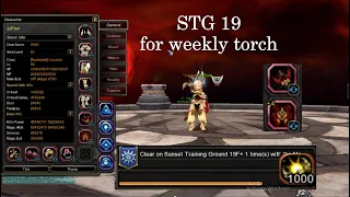 Dragon Nest SEA l STG 19 for Weekly Torch l lnquisitor (Cleric) & Gear review