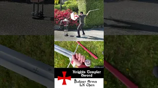 Templar Sword Cuts Like A Laser Beam and Rings like Church Bell! Authentic Reproduction Balaur Arms