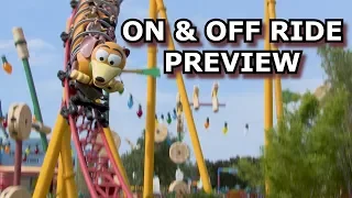 Slinky Dog Dash Coaster Preview - Toy Story Land - Extended Footage - Disney's Hollywood Studios